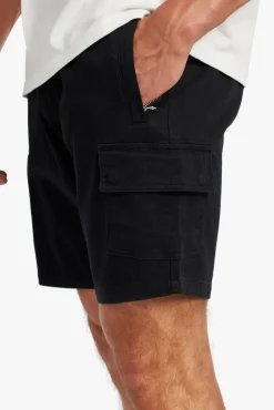 CLO-BOT Twill Cargo Shorts - Black