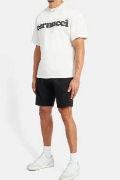 CLO-BOT Twill Cargo Shorts - Black