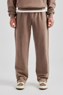 CLO-BOT-TRO Washed Straight Leg Jogger - Taupe