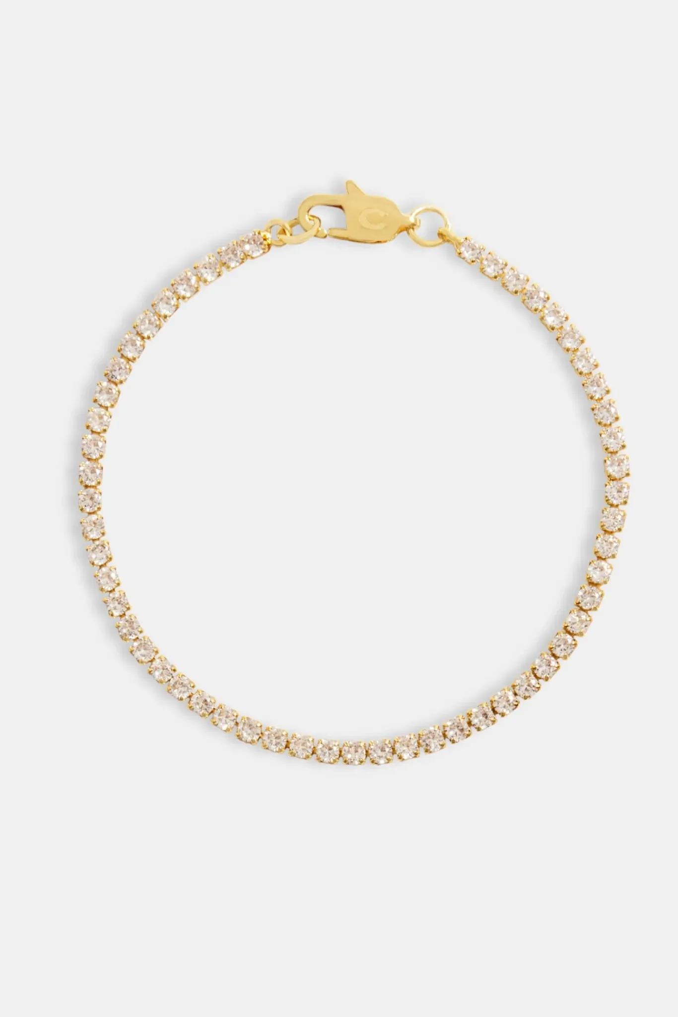Women JWL-BRA Womens Micro Tennis Bracelet - Gold