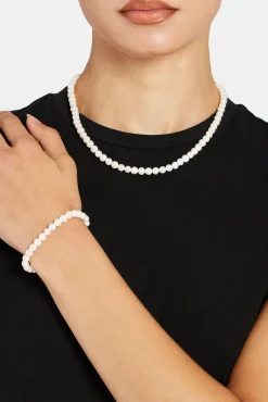 Women JWL-BRA-PRL Womens 6mm Freshwater Pearl Bracelet