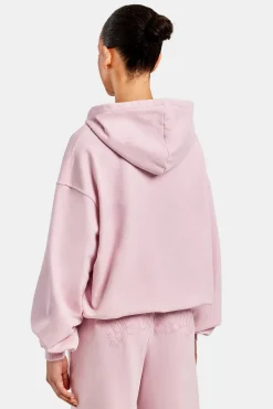 Women CLO-TOP-HS-HOOD Womens Paraiso Embroidered Zip Hoodie - Pink