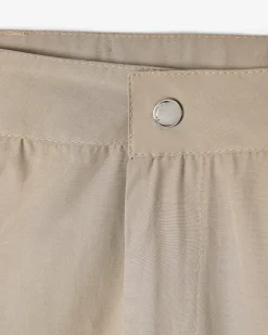 Women CLO-BOT-TRO Woven Cargo Trouser - Beige